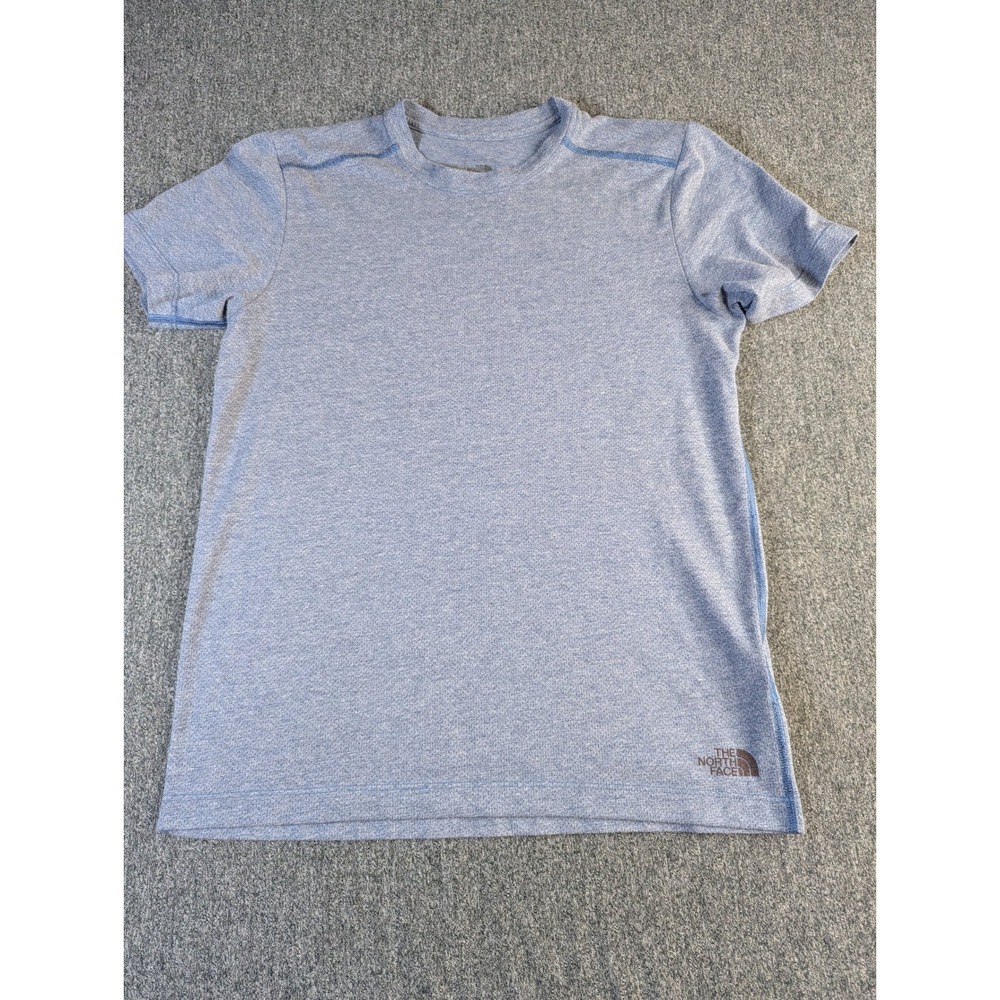 The North Face Womens FlashDry Blue Heather Performance T-Shirt S P S/P